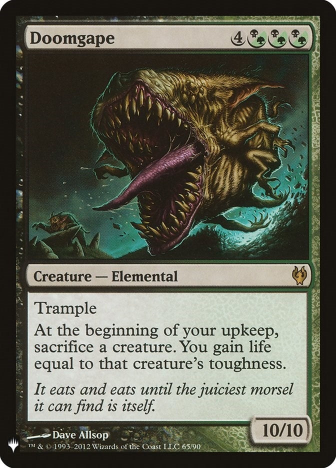 Doomgape (65/90) (The List Reprints)