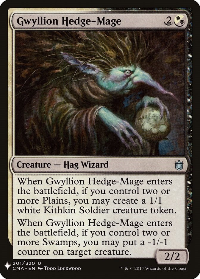 Gwyllion Hedge-Mage (201) (The List Reprints)