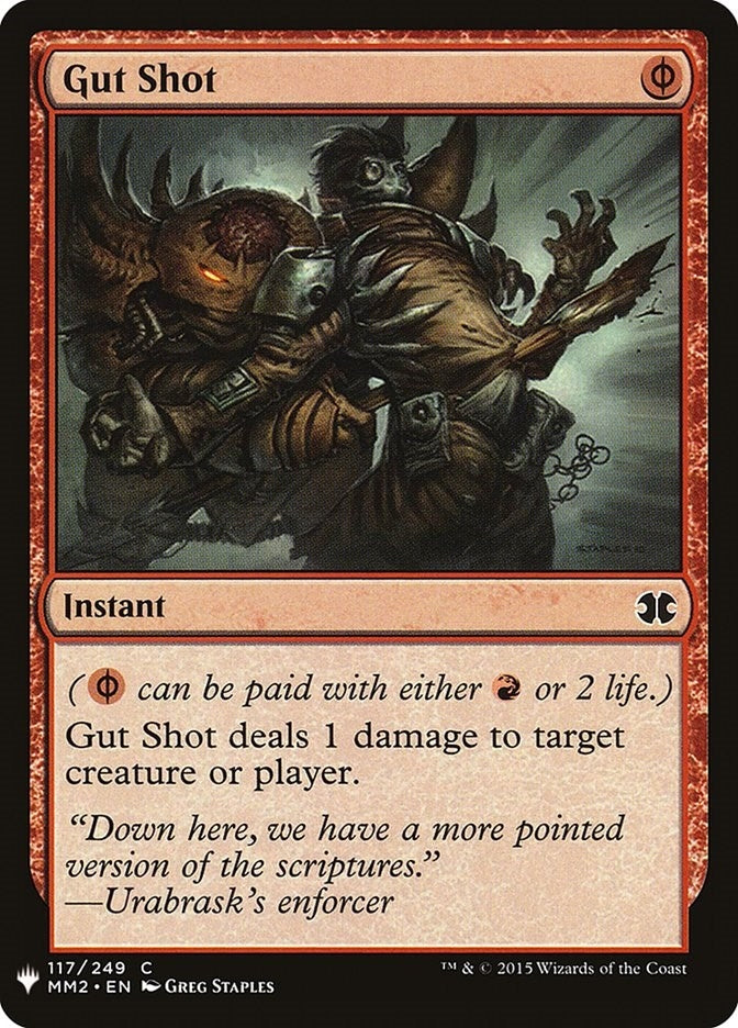 Gut Shot (117) (The List Reprints)