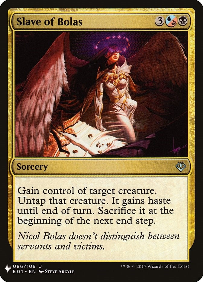Slave of Bolas (86) (The List Reprints)