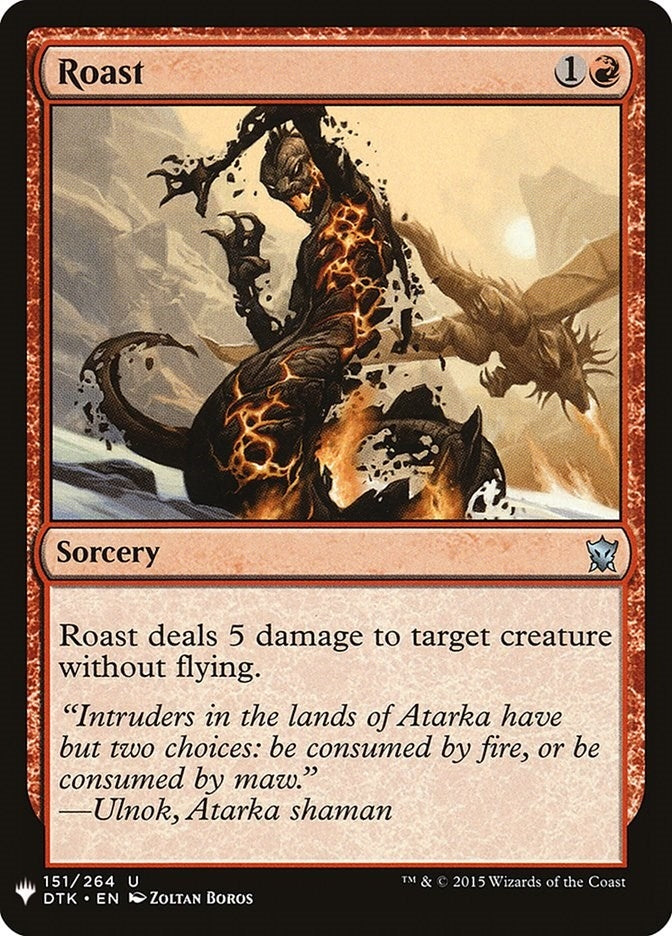 Roast (151) (The List Reprints)