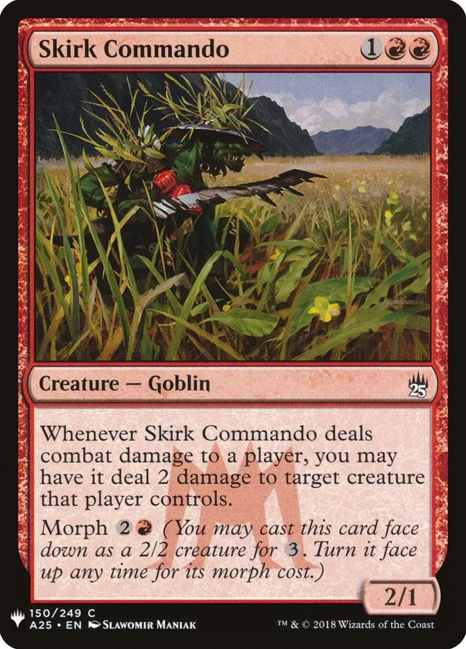 Skirk Commando (150) (The List Reprints)