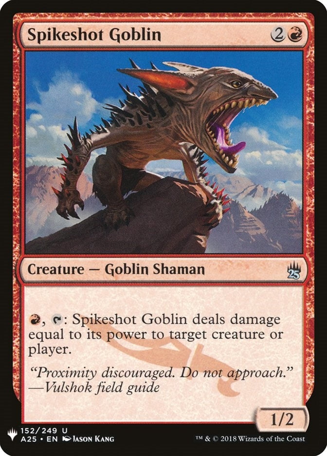 Spikeshot Goblin (152) (The List Reprints)