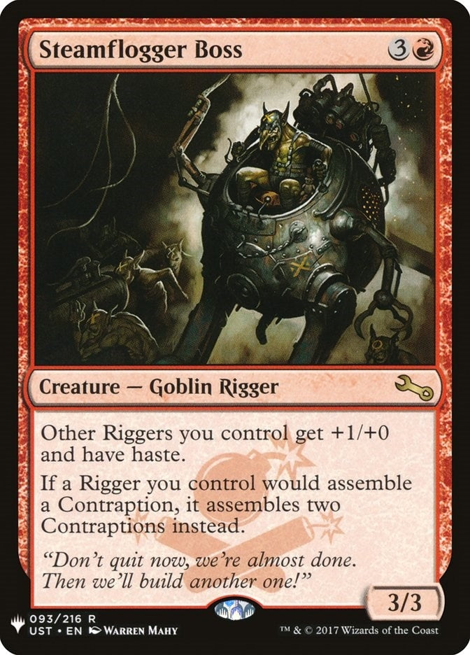 Steamflogger Boss (093/216) (The List Reprints)