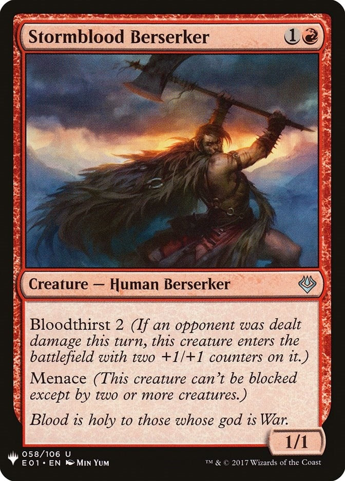 Stormblood Berserker (58) (The List Reprints)