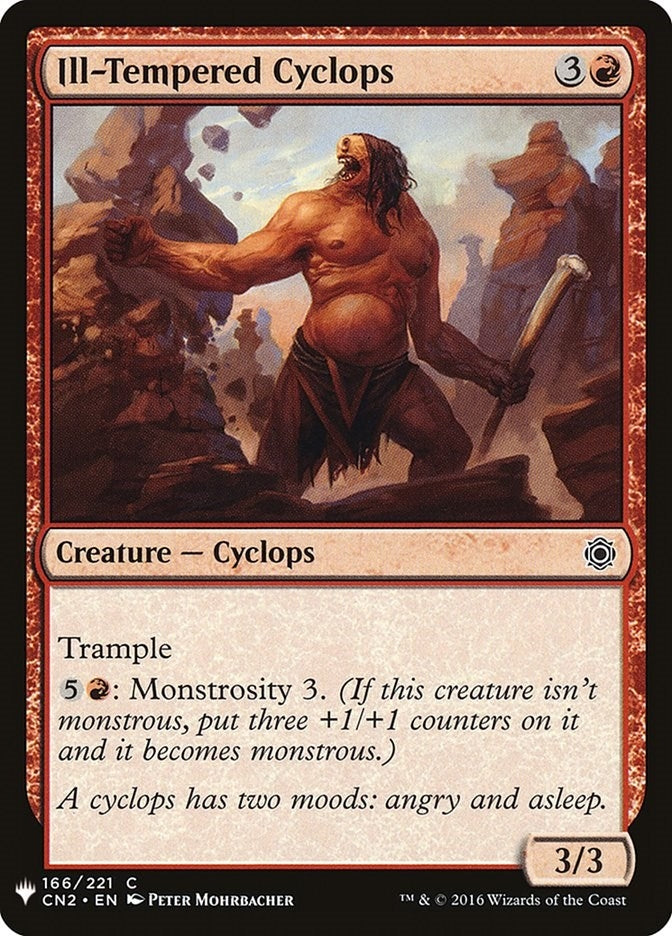 Ill-Tempered Cyclops (166) (The List Reprints)