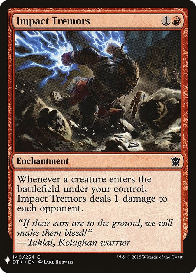 Impact Tremors (140) (The List Reprints)