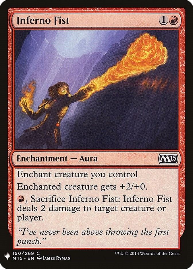 Inferno Fist (150) (The List Reprints)