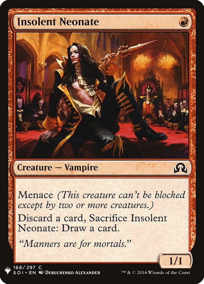 Insolent Neonate (168) (The List Reprints)
