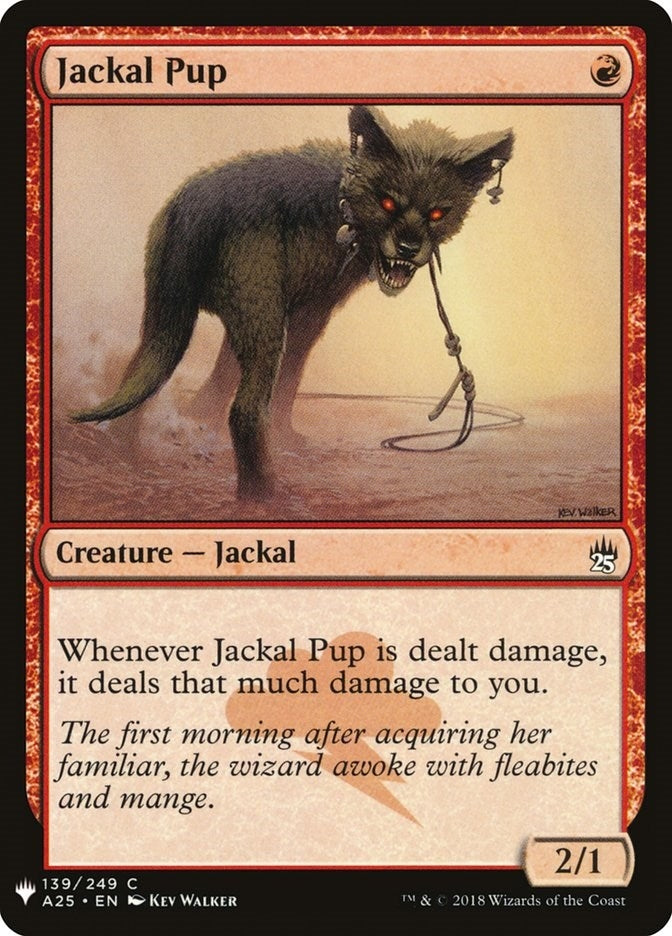 Jackal Pup (139) (The List Reprints)