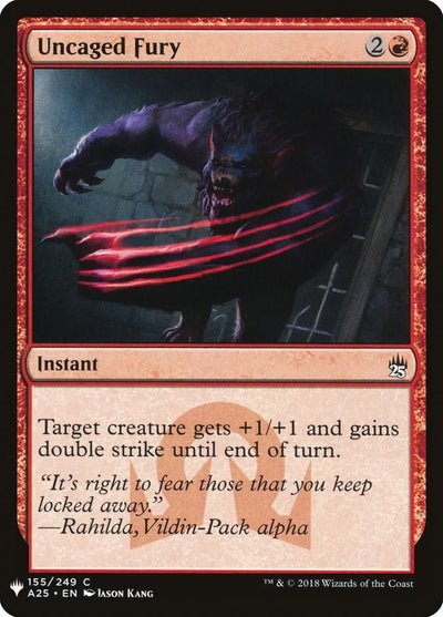 Uncaged Fury (155) (The List Reprints)
