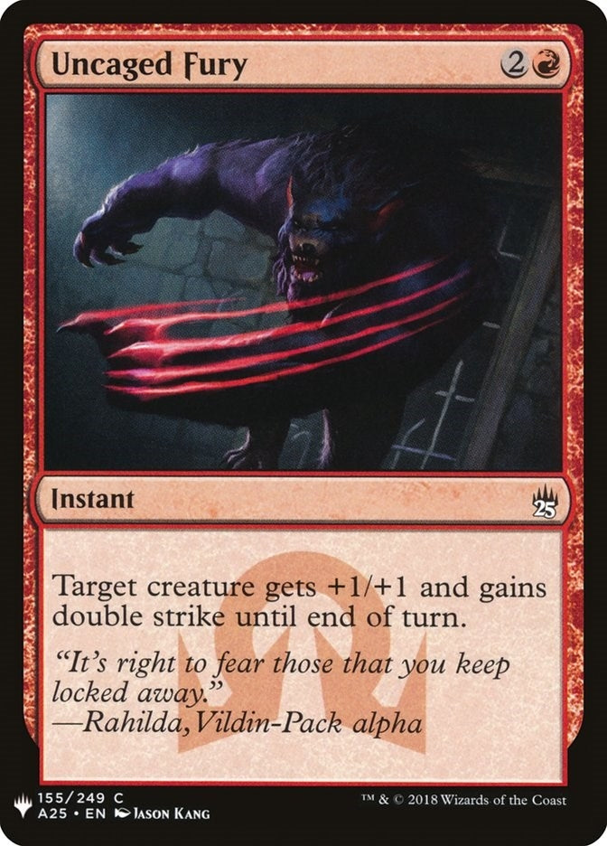 Uncaged Fury (155) (The List Reprints)