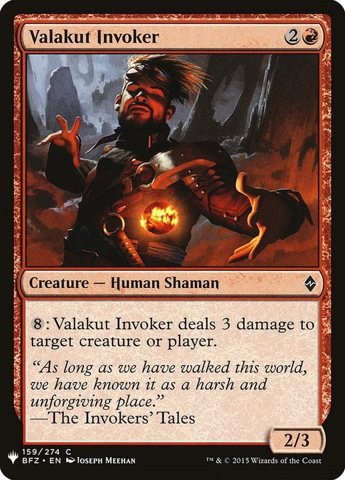 Valakut Invoker (159) (The List Reprints)