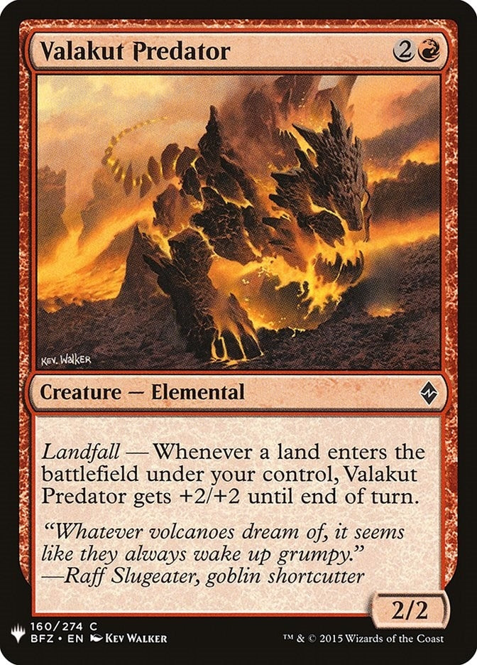 Image for Valakut Predator (160) - Magic: The Gathering