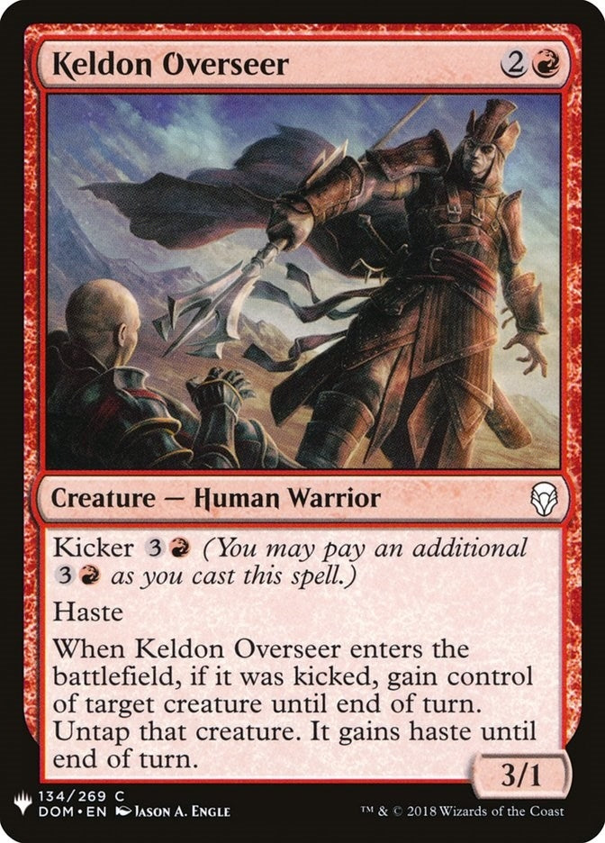Keldon Overseer (134) (The List Reprints)