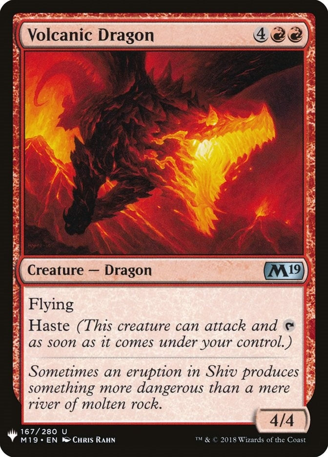 Image for Volcanic Dragon (167) - Magic: The Gathering