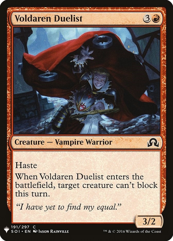 Voldaren Duelist (191) (The List Reprints)