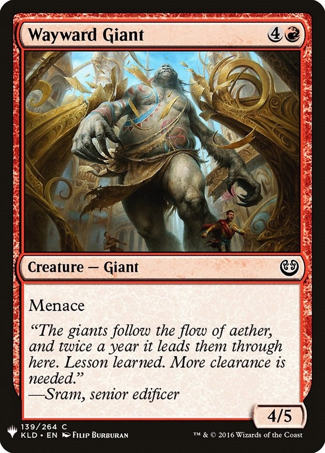 Image for Wayward Giant (139) - Magic: The Gathering