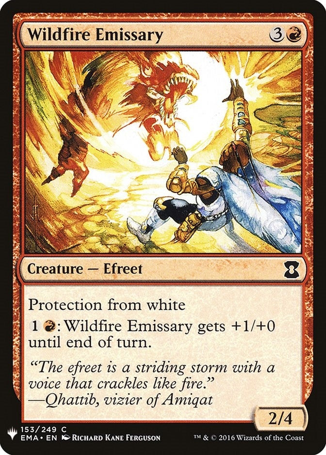 Wildfire Emissary (153) (The List Reprints)