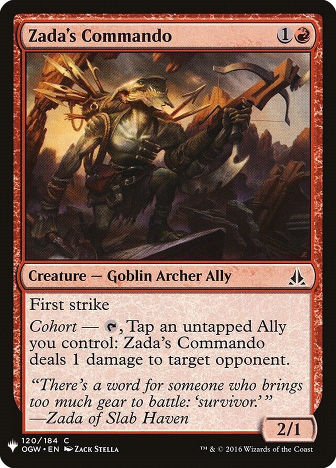 Image for Zada's Commando (120) - Magic: The Gathering