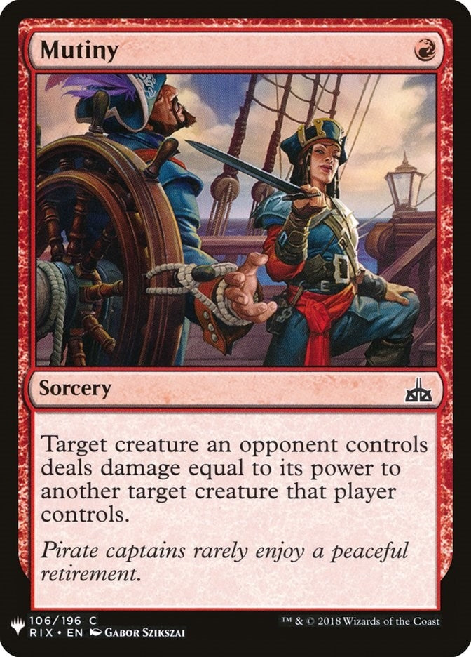 Mutiny (106) (The List Reprints)