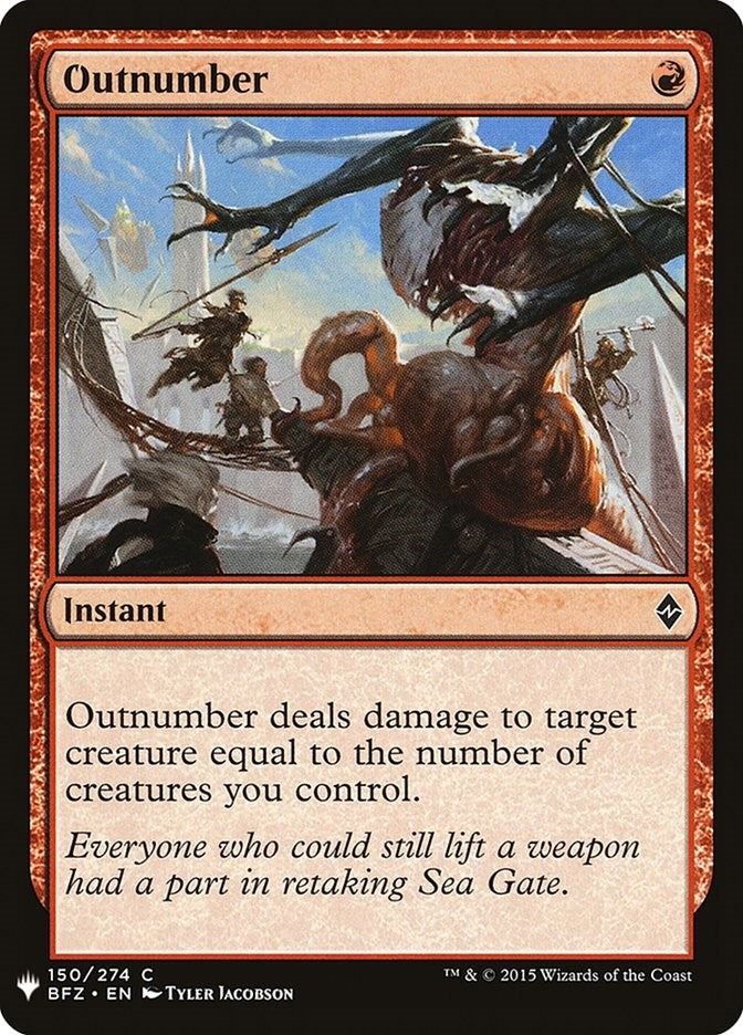 Outnumber (150) (The List Reprints)