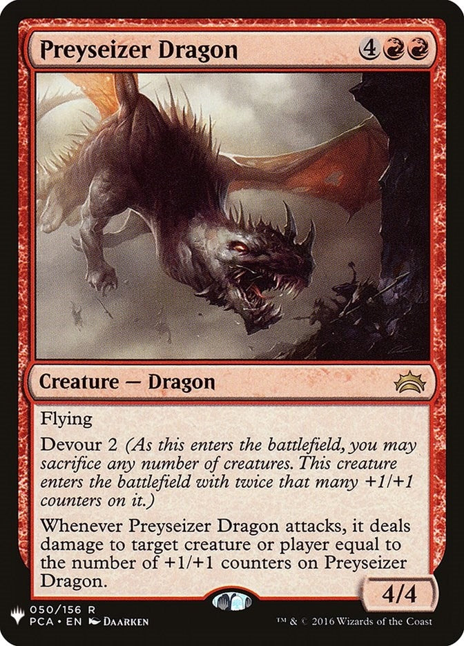 Preyseizer Dragon (050/156) (The List Reprints)