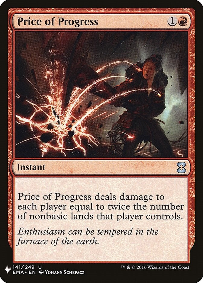 Price of Progress (EMA) (141) (The List Reprints)