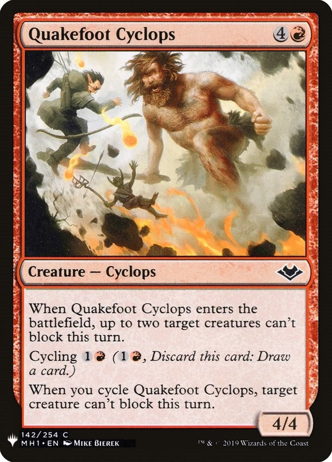 Quakefoot Cyclops (142) (The List Reprints)