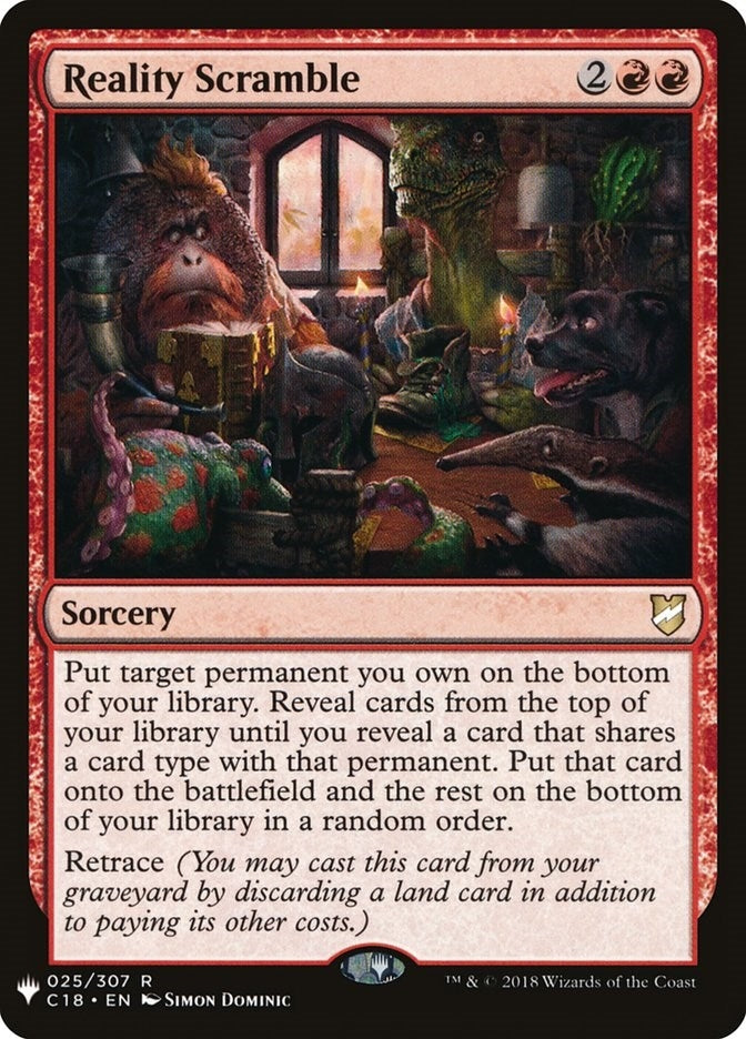 Reality Scramble (25) (The List Reprints)