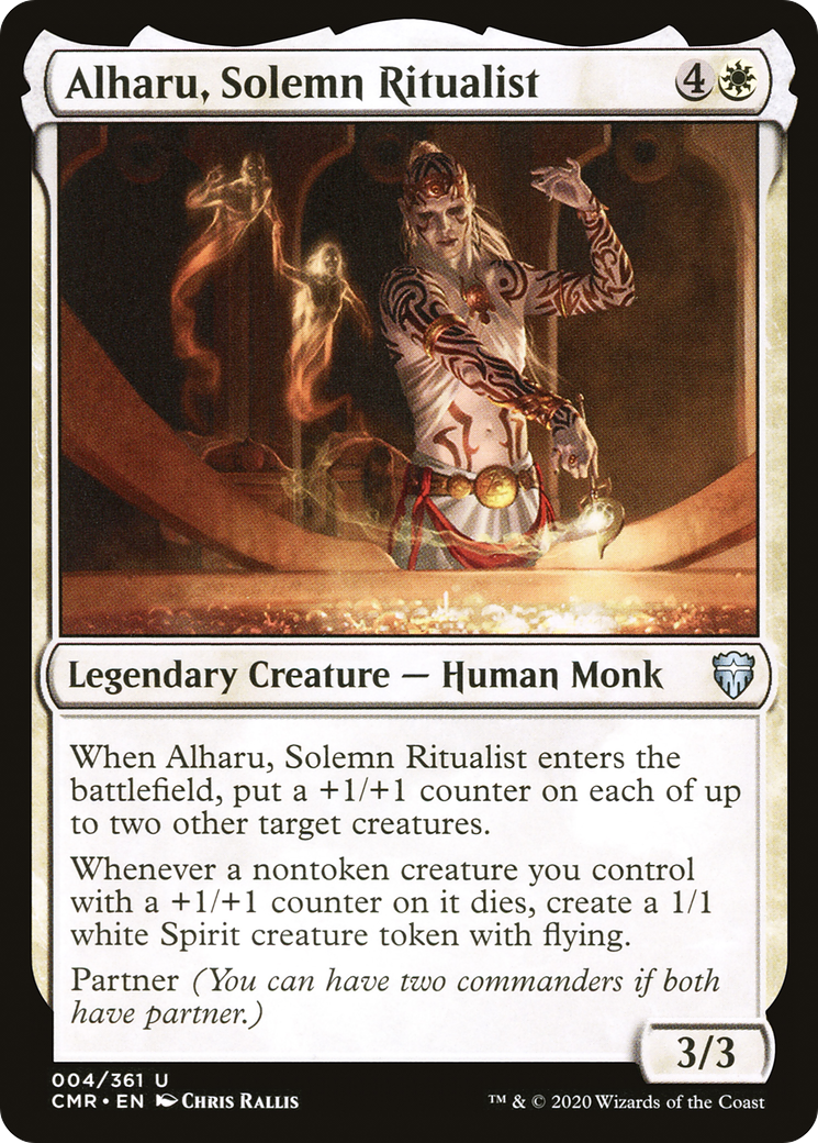 Alharu, Solemn Ritualist (4) (Commander Legends)