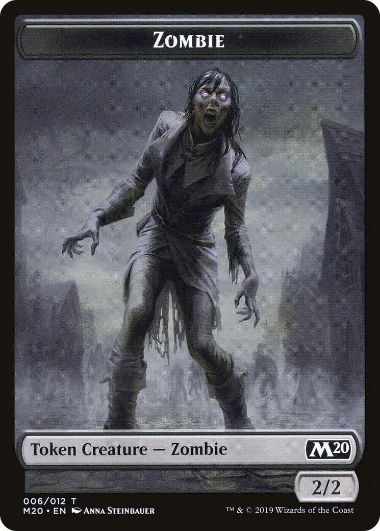 Zombie // Wolf Double-Sided Token (6 // 8)