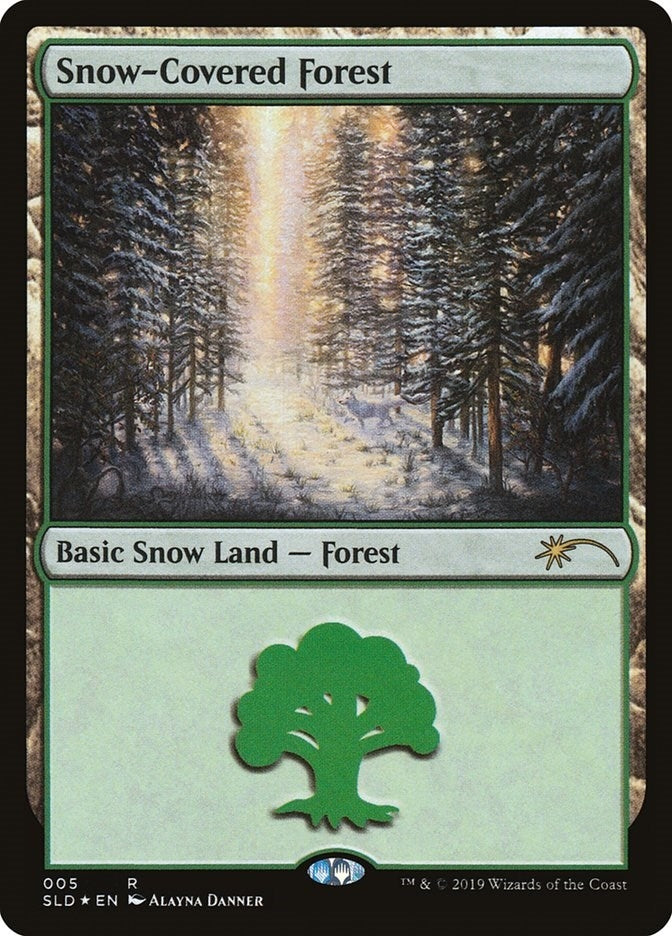 Snow-Covered Forest (5) (5) (Secret Lair Drop Series)