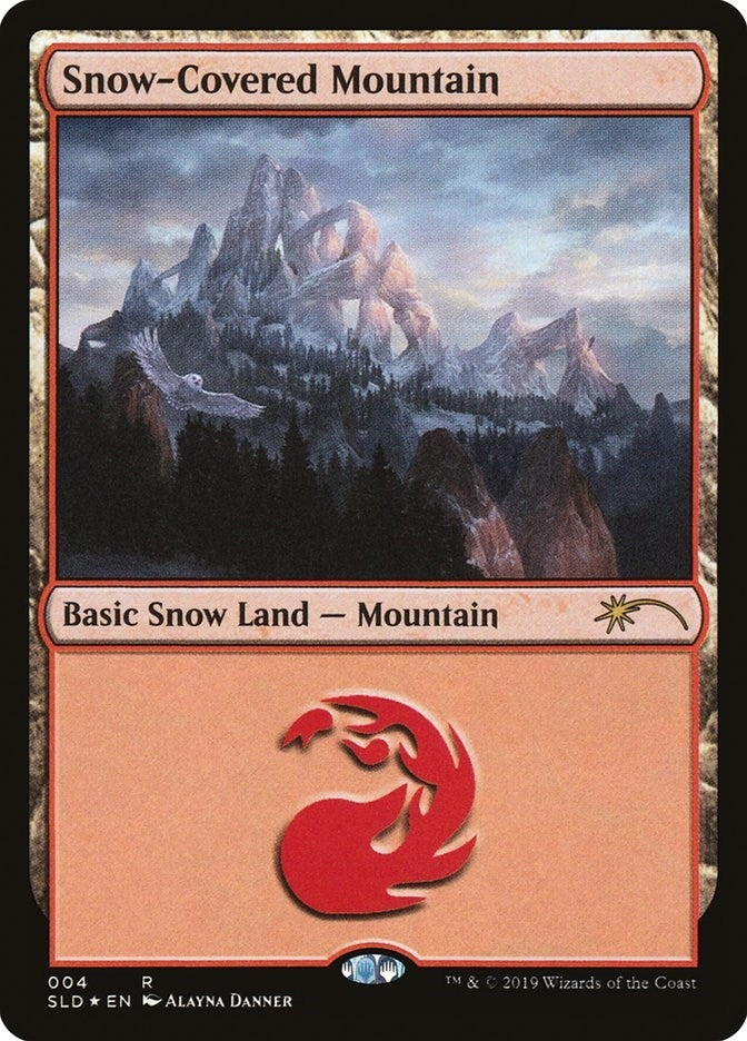 Snow-Covered Mountain (4) (4) (Secret Lair Drop Series)