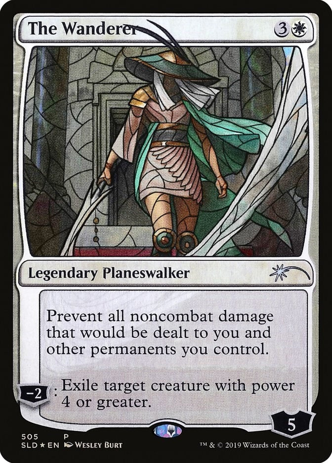 The Wanderer (Stained Glass) (505) (Secret Lair Drop Series)