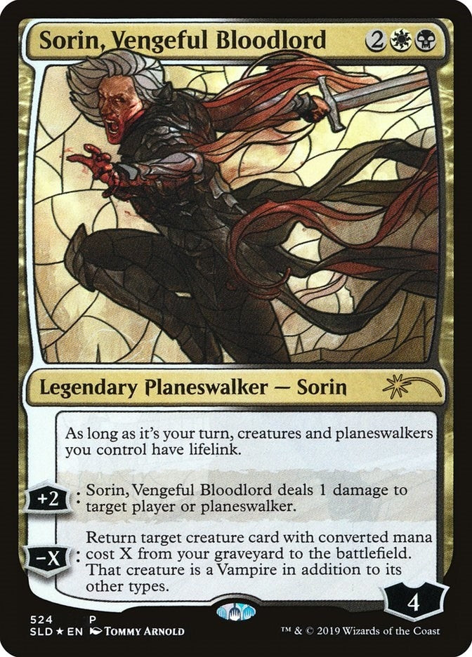 Sorin, Vengeful Bloodlord (Stained Glass) (524) (Secret Lair Drop Series)