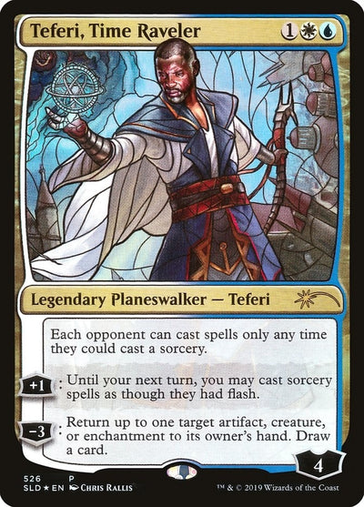 Teferi, Time Raveler (Stained Glass) (526) (Secret Lair Drop Series)