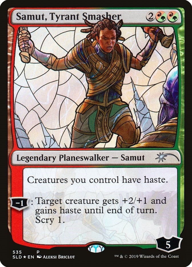 Samut, Tyrant Smasher (Stained Glass) (535) (Secret Lair Drop Series)