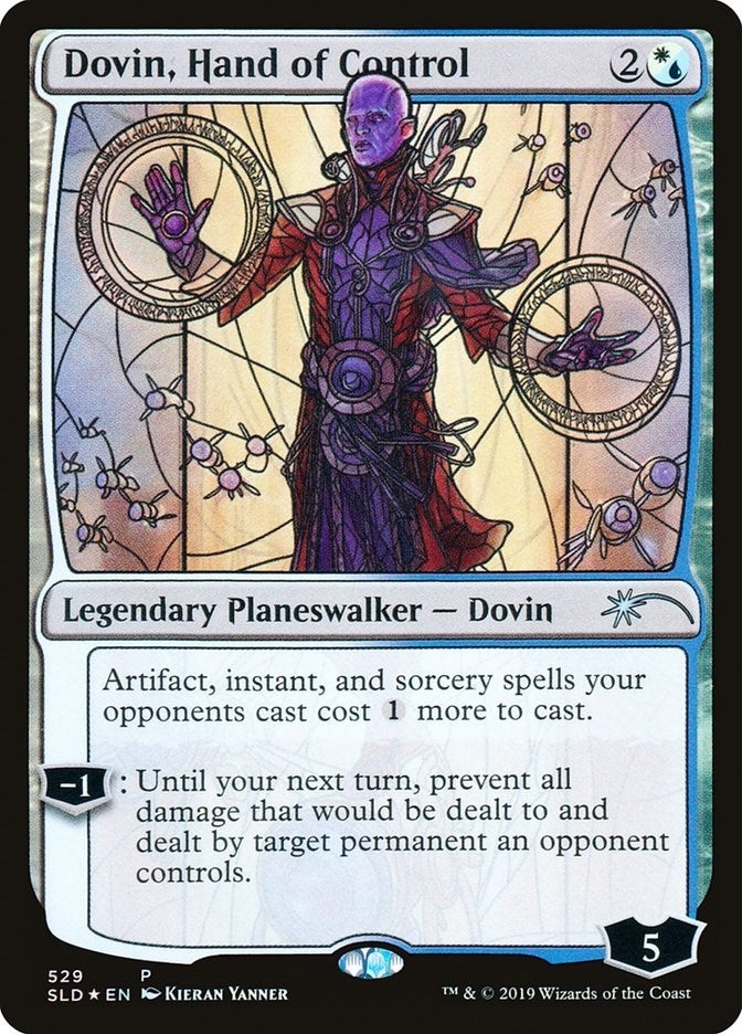 Dovin, Hand of Control (Stained Glass) (529) (Secret Lair Drop Series)