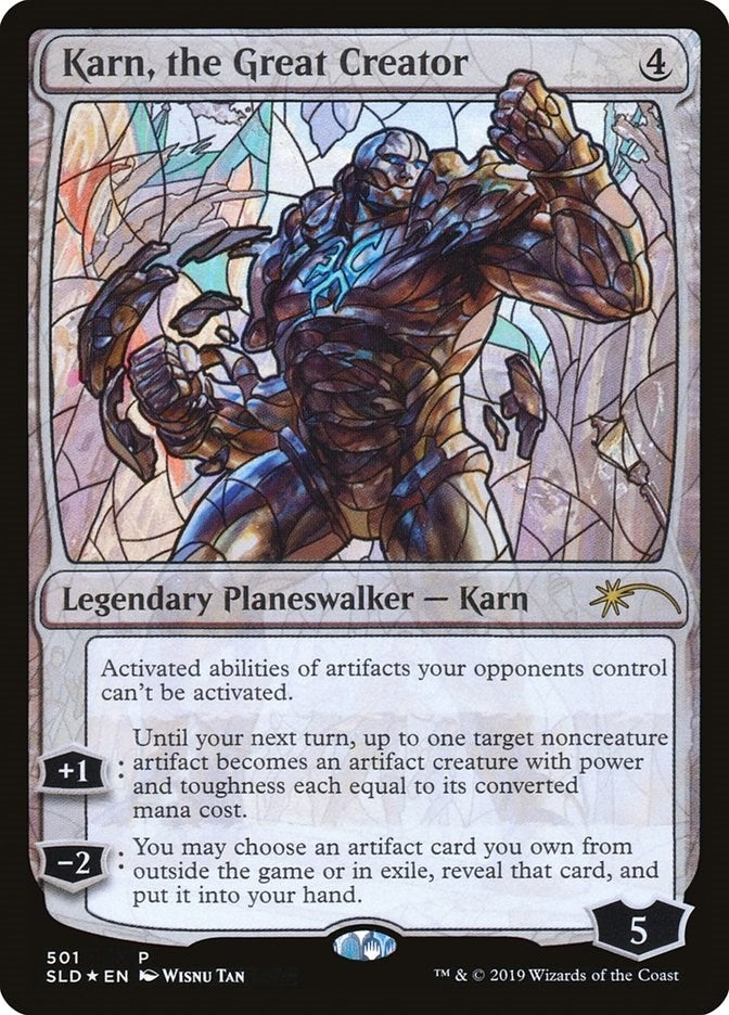 Karn, the Great Creator (Stained Glass) (501) (Secret Lair Drop Series)