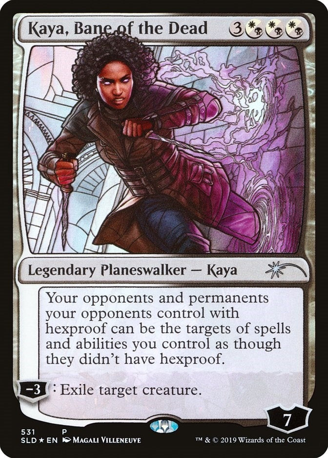 Kaya, Bane of the Dead (Stained Glass) (531) (Secret Lair Drop Series)