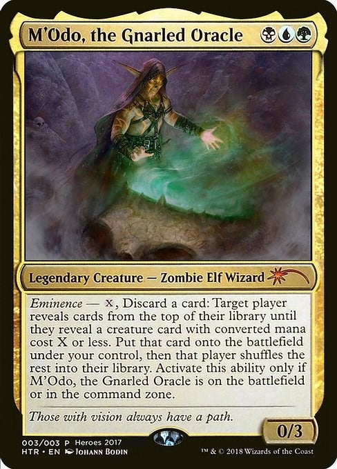 M'Odo, the Gnarled Oracle (3) (Unique and Miscellaneous Promos)