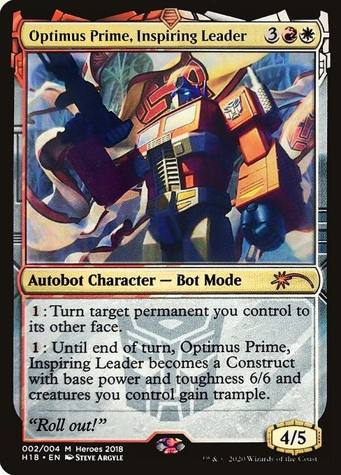 Optimus Prime, Inspiring Leader (2) (Unique and Miscellaneous Promos)