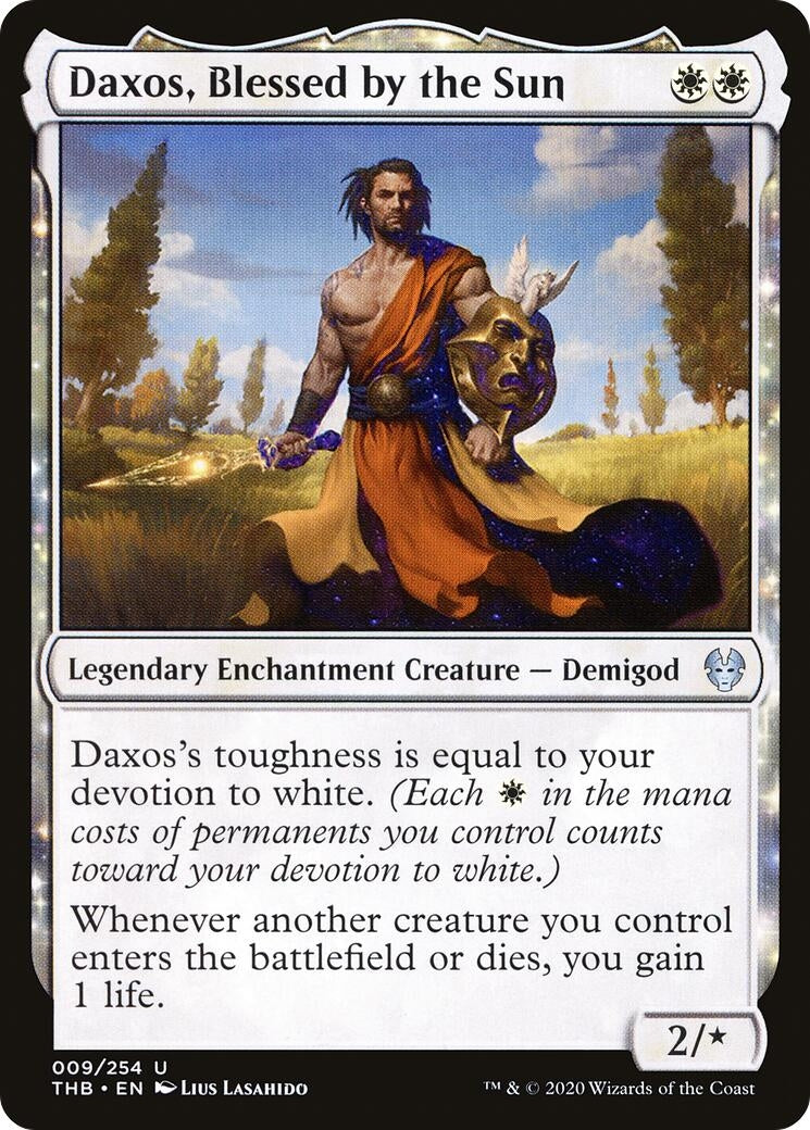 Daxos, Blessed by the Sun (9) (Theros Beyond Death)