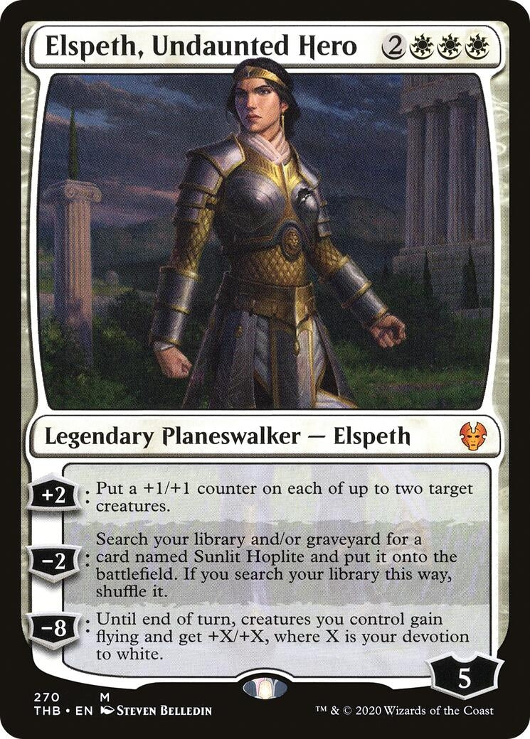 Elspeth, Undaunted Hero (270) (Theros Beyond Death)