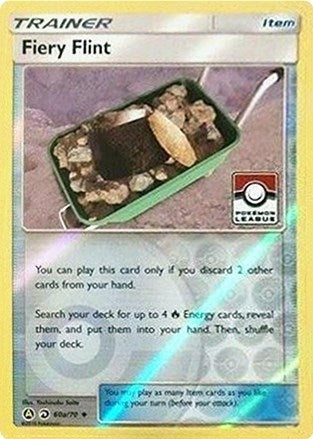Image for Fiery Flint - 60a/70 (Pokemon League) (060a/070) (League & Championship Cards) - Pokemon