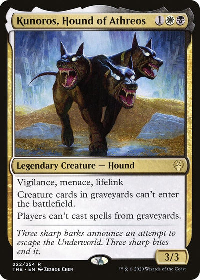Kunoros, Hound of Athreos (222) (Theros Beyond Death)