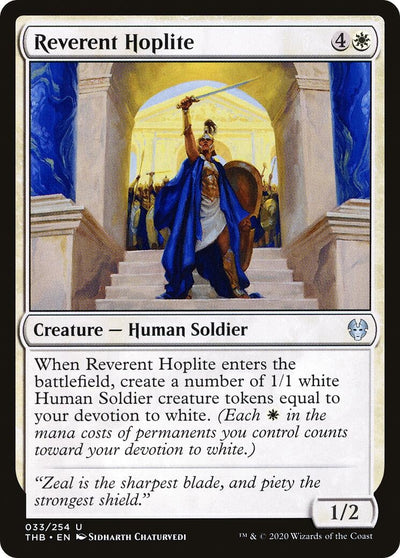 Reverent Hoplite (33) (Theros Beyond Death)