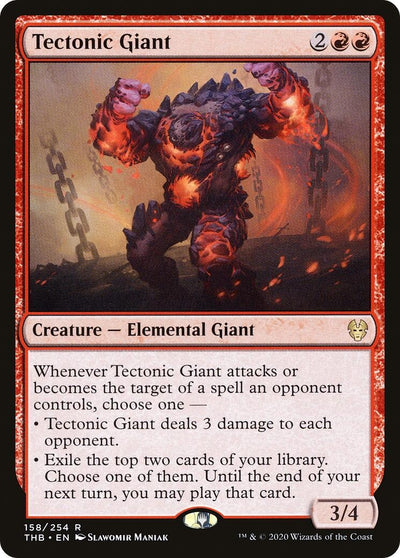 Tectonic Giant (158) (Theros Beyond Death)