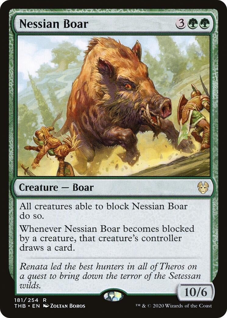 Nessian Boar (181) (Theros Beyond Death)